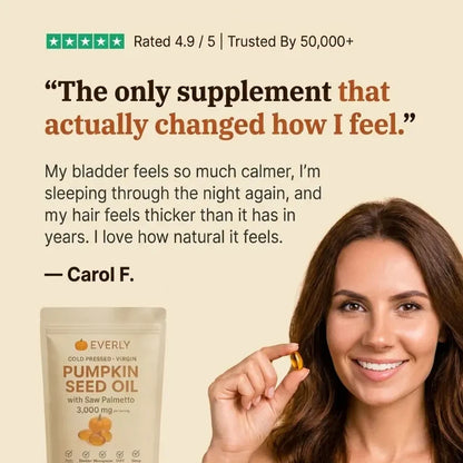Everly® Pumpkin Seed Oil Softgels